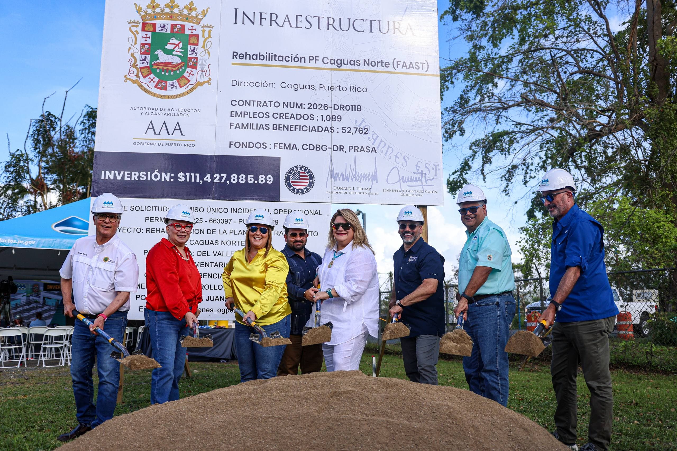 Gobernadora anuncia inversión millonaria a infraestructura de agua en Caguas