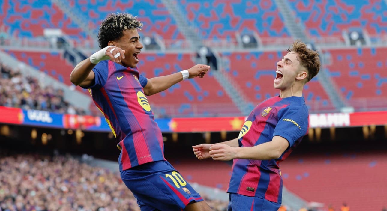 Lamine Yamal, con su primer triplete, lidera el paso adelante del Barcelona